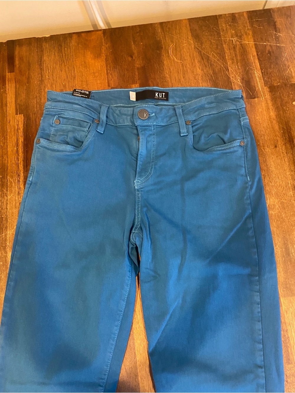 Kut from the Kloth Teal Blue Women’s Stretch Jeans